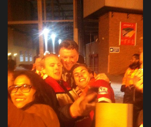 Μία selfie με τον Φαν Χάαλ