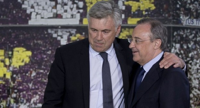 Δίπλα σε Αντσελότι ο Πέρεθ