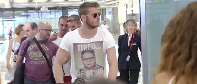 Έφτασε στη Μαδρίτη ο Ντε Χέα (vid)