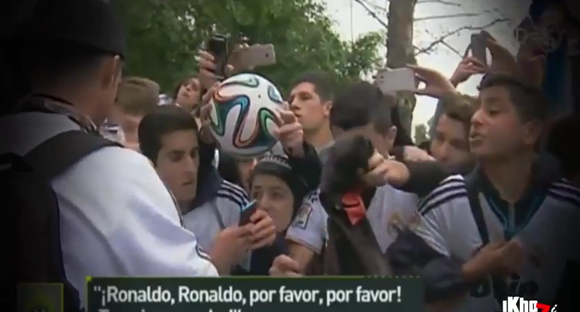 Πιτσιρικάς δάκρυσε για τον Κριστιάνο! (vid)