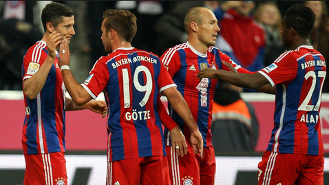 Ακόμη και έτσι πρώτη η Μπάγερν