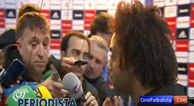 Τα “έχωσε” σε δημοσιογράφο ο Μαρσέλο (vid)