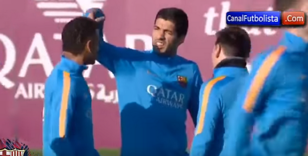 “Γλέντησε” τον Νεϊμάρ ο Σουάρεζ (vid)