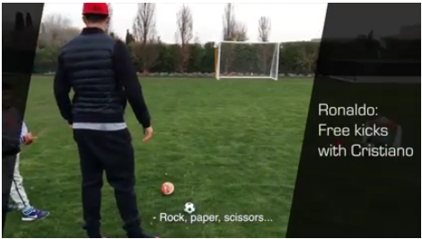 Μαθαίνει… μπαλίτσα στο γιο του ο Κριστιάνο