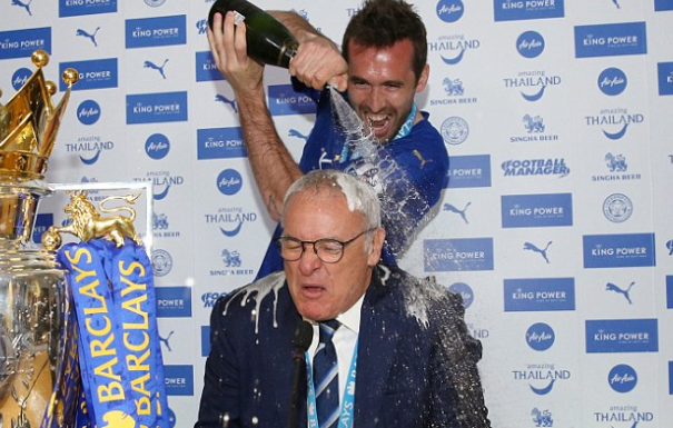 Ο Ρανιέρι γεύτηκε την πιο γλυκιά σαμπάνια (vid)