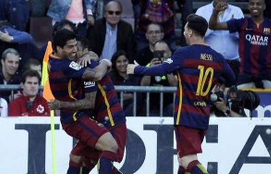 Τρελά πανηγύρια από τους παίκτες της Μπαρτσελόνα (vid)