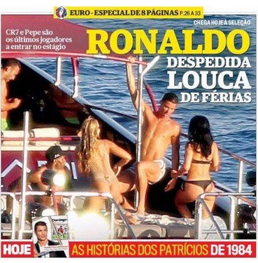 Με μοντέλο από Κολομβία έπαιζε… μπαλίτσα ο Κριστιάνο (pics)