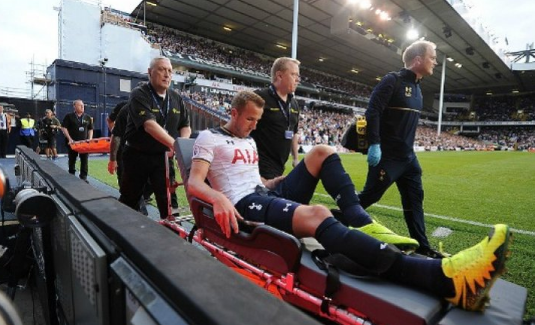 Ο σοκαριστικός τραυματισμός του Χάρι Κέιν (vid/pics)