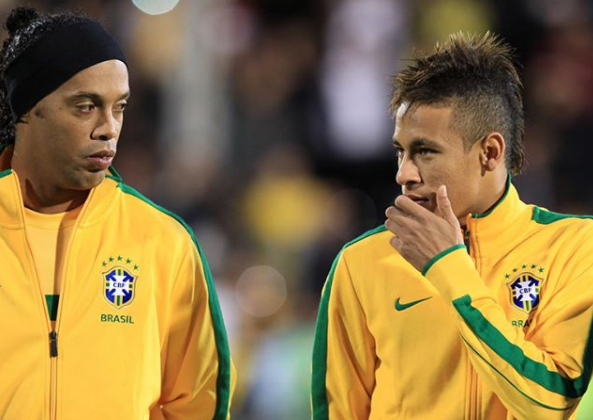 O Νεϊμάρ ευχαρίστησε τον Ροναλντίνιο