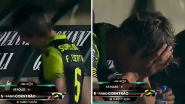 O Κοέντραο έφερε βαρέως την αλλαγή του (pic)