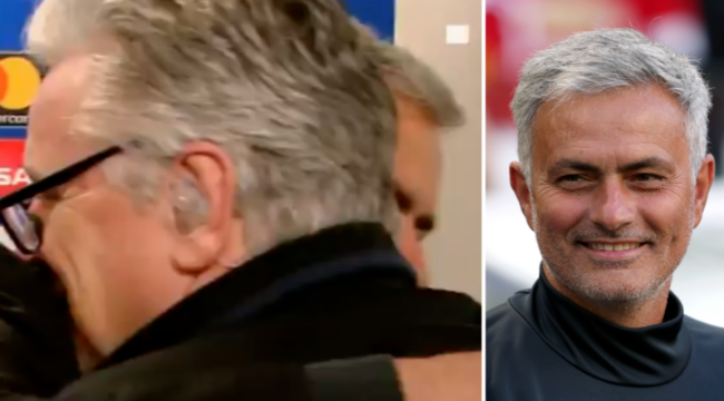 Αγκάλιασε δημοσιογράφο ο Μουρίνιο (vid)