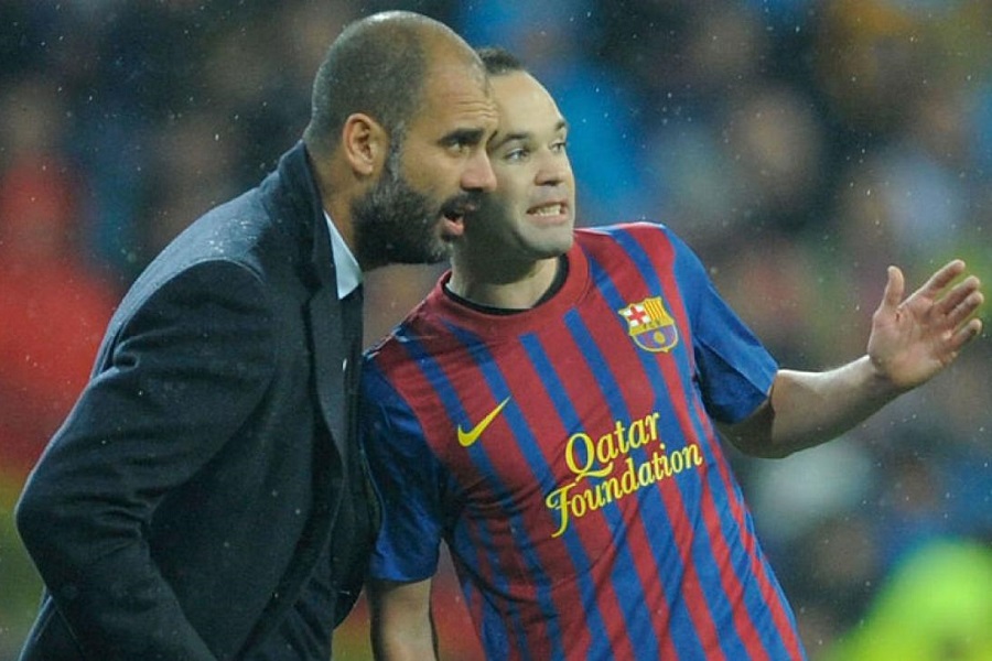 Γκουαρδιόλα: “Ο Ινιέστα με βοήθησε να καταλάβω καλύτερα το παιχνίδι”