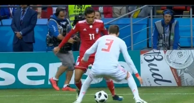 Ιρανός στέλνει τον Πικέ… αδιάβαστο με “ποδιά” (vid)