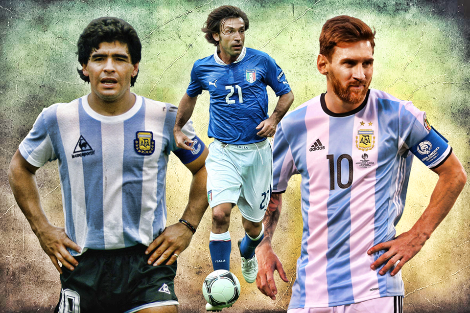 Πίρλο: “Αν ο Μέσι δεν πάρει Μουντιάλ δεν μπορεί να συγκριθεί με τον Μαραντόνα”