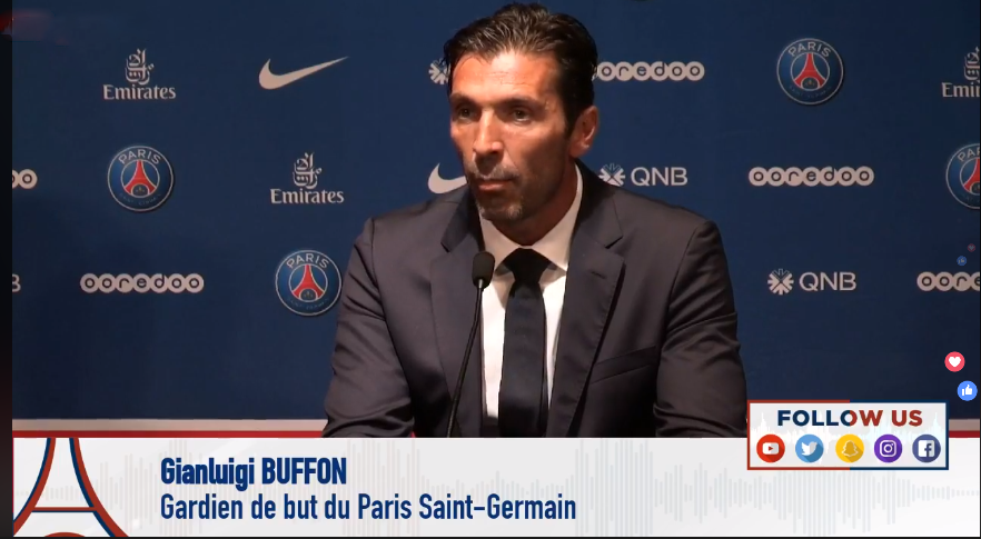 Μπουφόν: “Δεν ήρθα στην Παρί για το Τσάμπιονς Λιγκ”