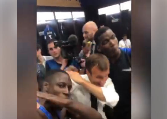 Ματουιντί και Πογκμπά μαθαίνουν dab στον Μακρόν! (vid)