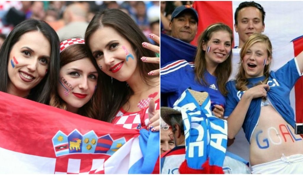 Γαλλία – Κροατία: Η “καυτή” μάχη της εξέδρας (pics)