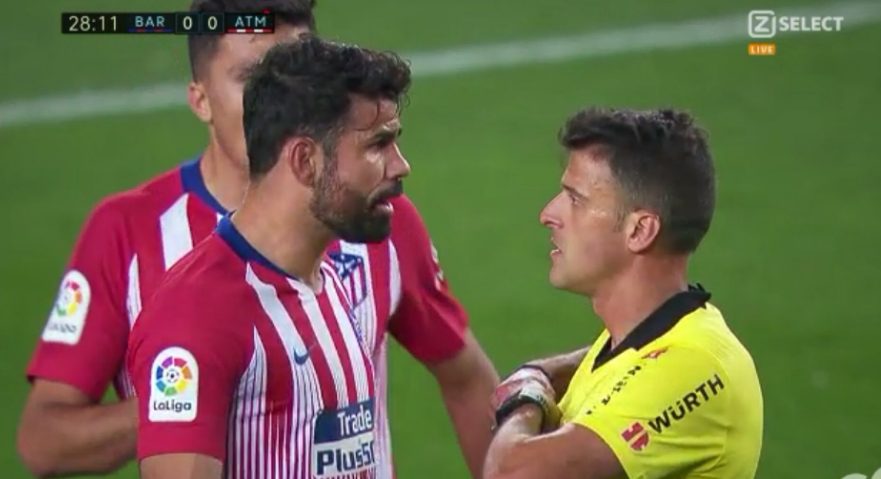 Τα… μπινελίκια του Κόστα έφεραν την κόκκινη κάρτα! (vid)