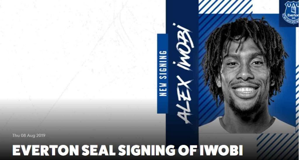 Επίσημο: Στην Έβερτον ο Ιγουόμπι