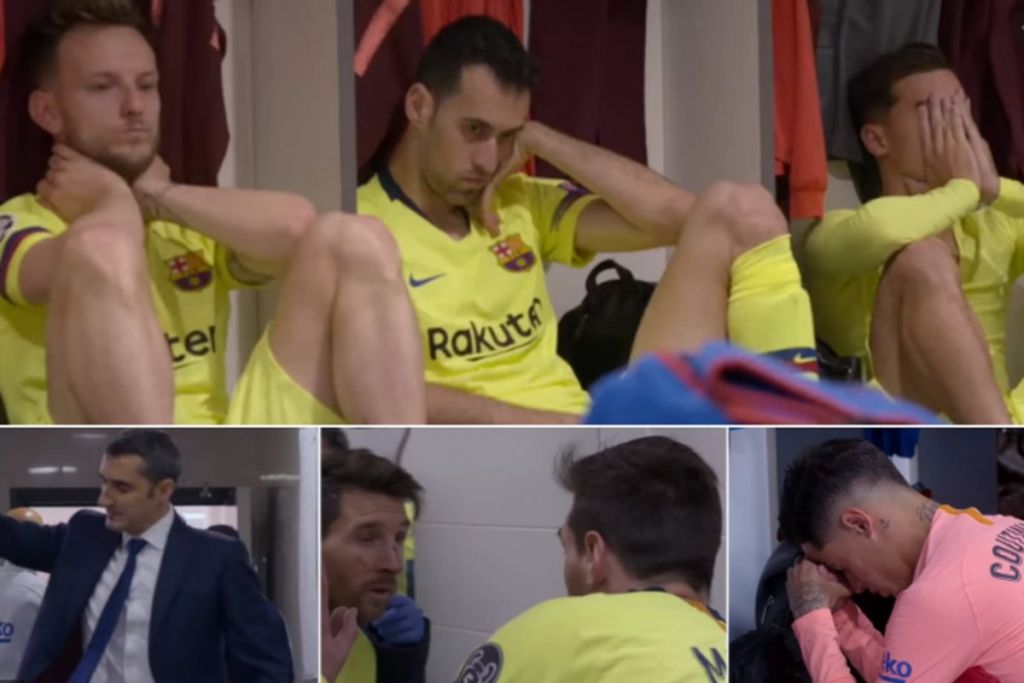 Στα αποδυτήρια της “Μπάρτσα” η σιωπή ήταν εκκωφαντική (vid)