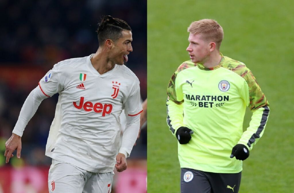 Ντε Μπρούιν: “Και στα τρία μέτρα να την έστελνα, ο Κριστιάνο θα την έκανε ασίστ”