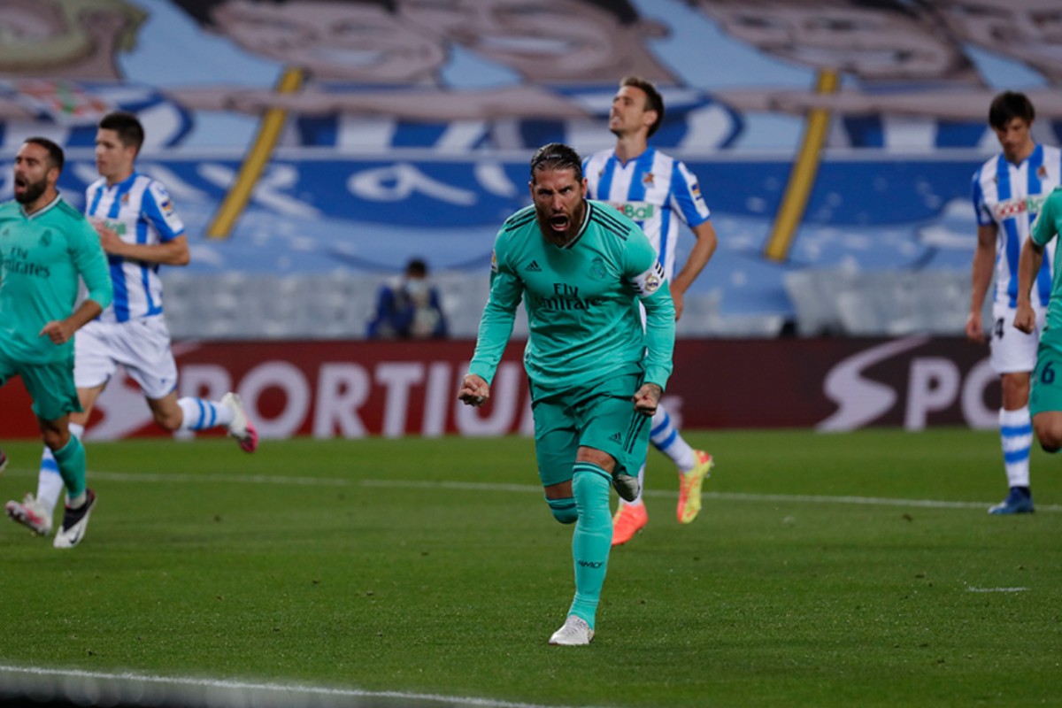 Σε ακόμη ένα ματς της Ρεάλ σκόραρε ο Ράμος.