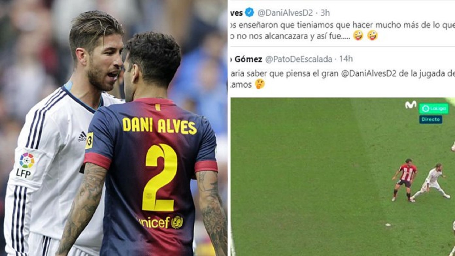 Επίθεση του Ντάνι Άλβες κατά της Ρεάλ και της διαιτησίας! (pic)