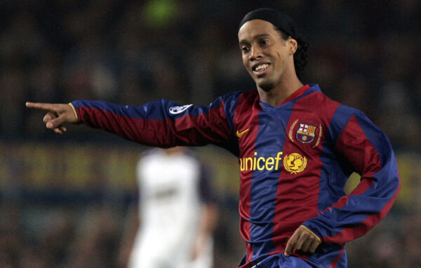 Ο Ροναλντίνιο στην Μπαρτσελόνα