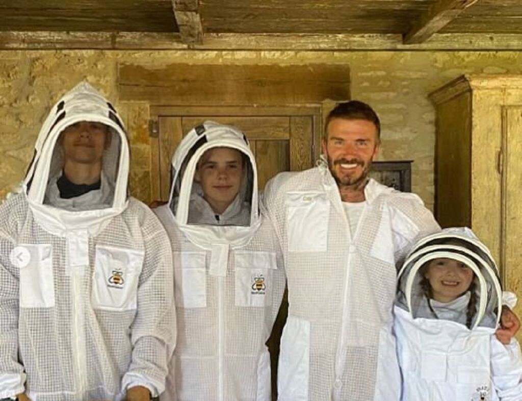 Ο Μπέκαμ το έριξε στη… μελισσοκομία! (pic)