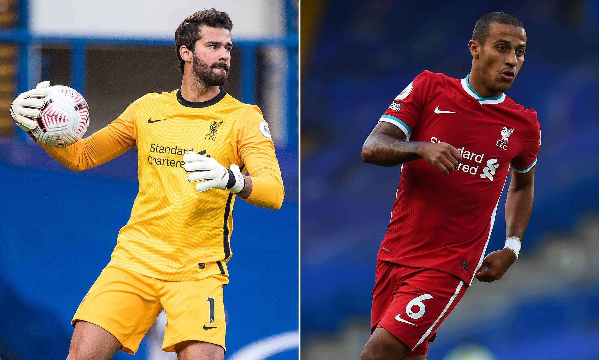 Πρόβλημα στη Λίβερπουλ με Άλισον και Τιάγκο – αμφίβολοι για Άρσεναλ!