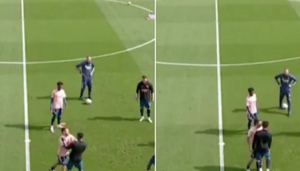 Πιάστηκαν στα χέρια παίκτες της Άρσεναλ στην προθέρμανση! (vid)