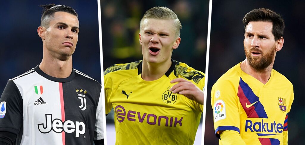 Η απόλυτη σύγκριση Χάαλαντ με Κριστιάνο & Μέσι!(pic)