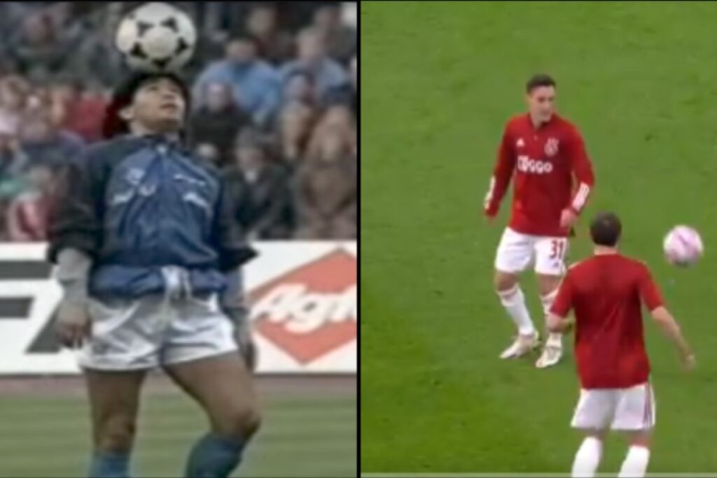 Ο Ταλιαφίκο μιμήθηκε την μυθική προθέρμανση Μαραντόνα