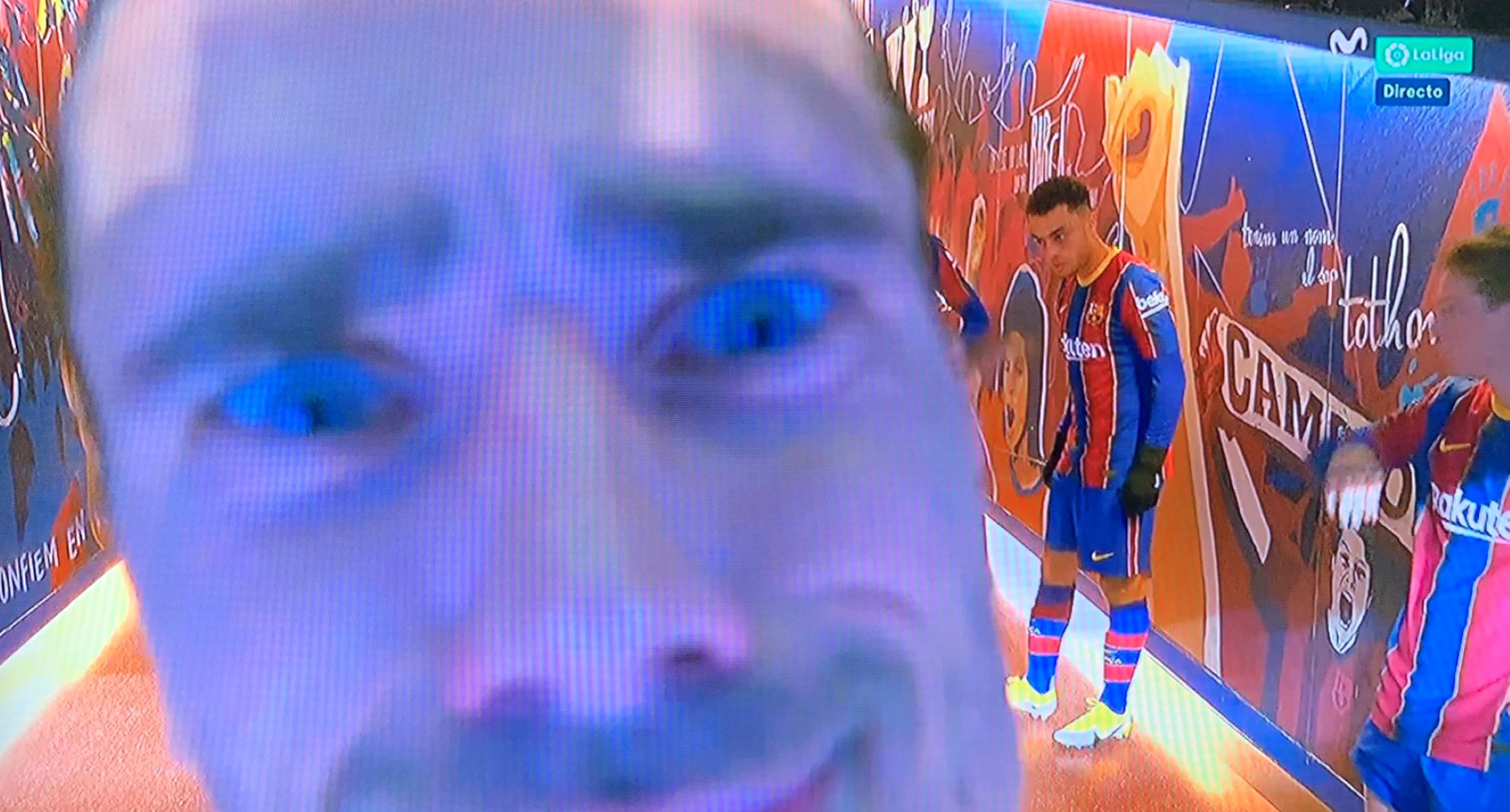 Αντουάν Γκριεζμάν…loco στην κάμερα (vid)