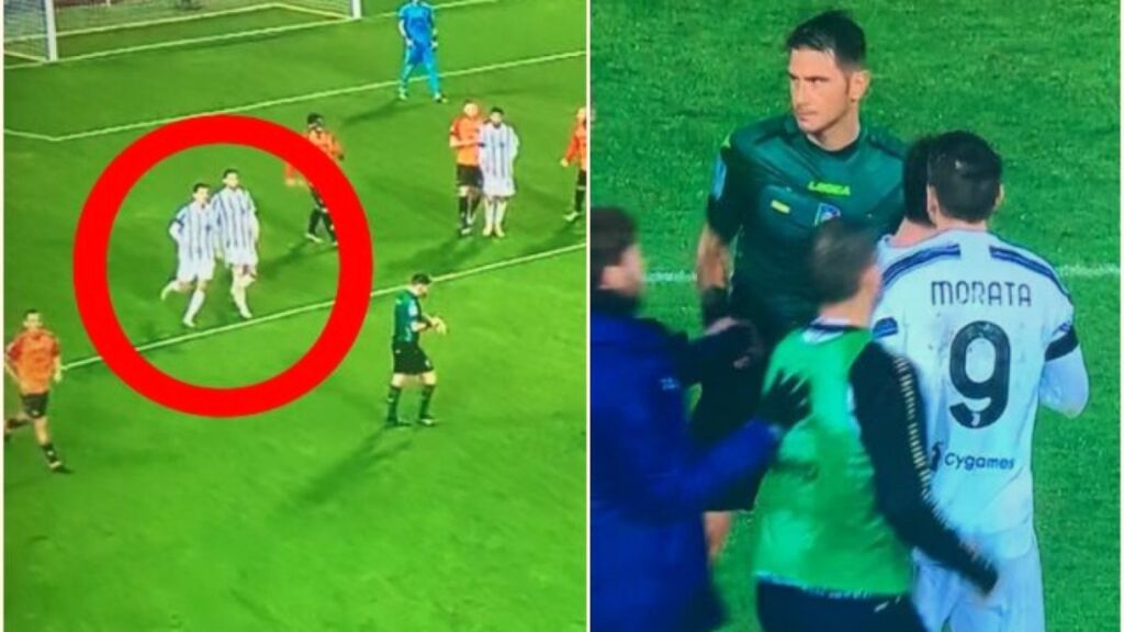 Ο Μοράτα πλήρωσε ακριβά τα… «γαλλικά» στον διαιτητή! (vid)