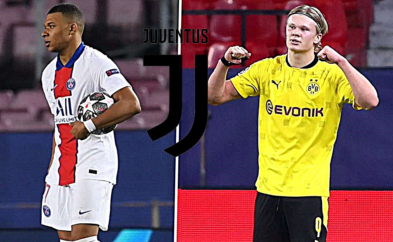 Η Γιουβέντους «τραβάει τα μαλλιά της» με Μπαπέ και Χάαλαντ! (pic)