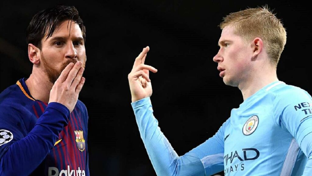 Ενοχλημένος Ντε Μπρούιν με Σίτι και στο βάθος Μέσι!