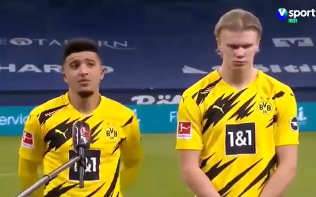 Ο Σάντσο έκανε δηλώσεις στα αγγλικά με γερμανική προφορά (vid)