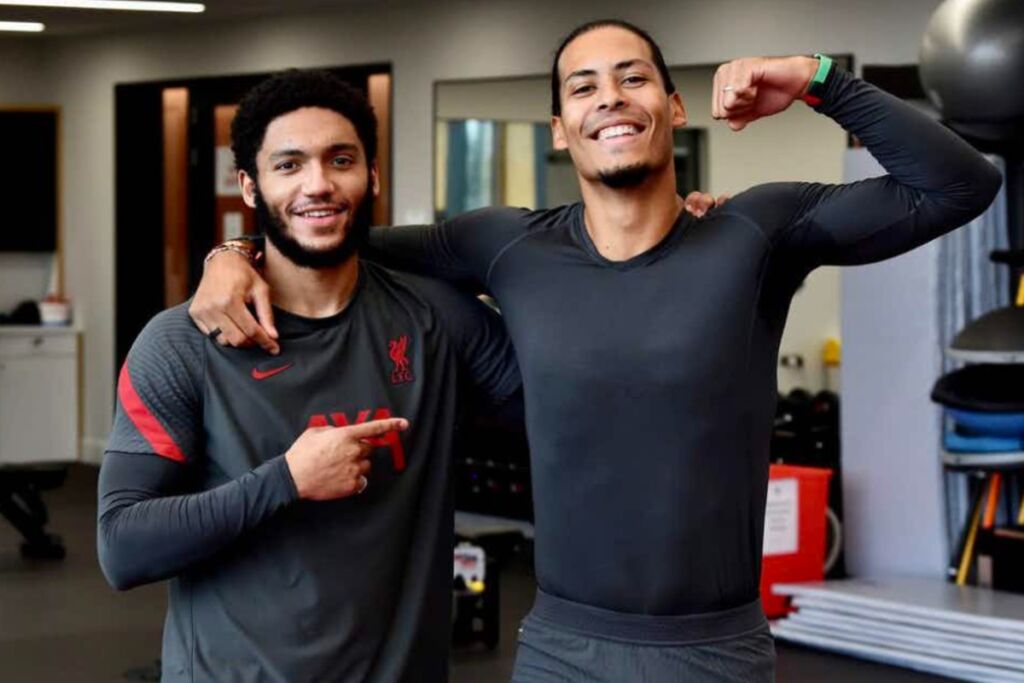 Φαν Ντάικ και Γκόμεζ το “λιώνουν” στο γυμναστήριο (pics)