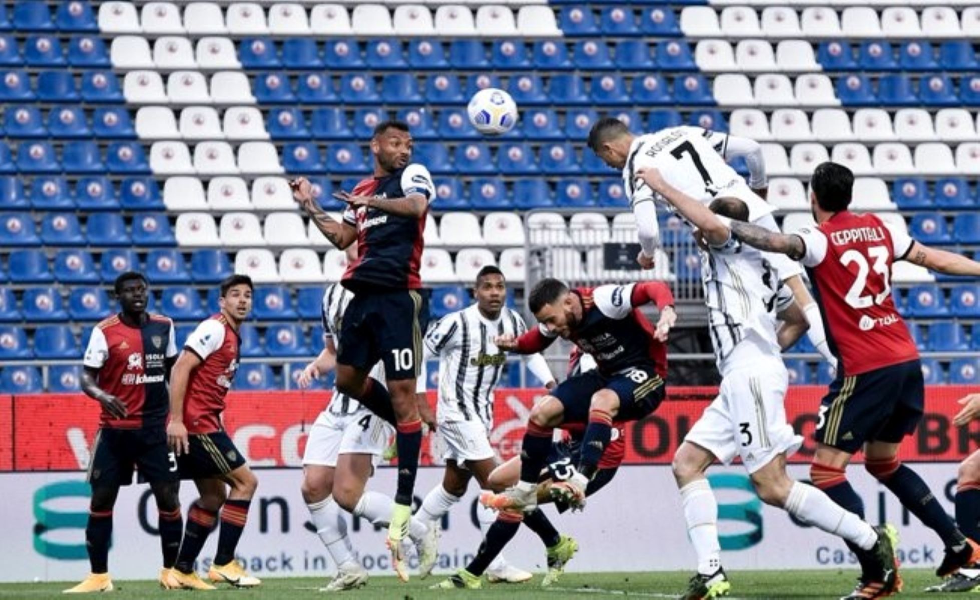 «Καυτός» Κριστιάνο – Χατ τρικ σε ένα ημίχρονο κόντρα στην Κάλιαρι (vid)