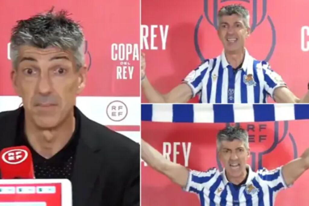 «Αρρωστάκι» ο κόουτς της Σοσιεδάδ – Τραγουδούσε συνθήματα στη συνέντευξη τύπου (vid)