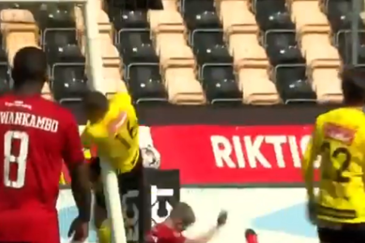 Ήθελε τόσο πολύ να σκοράρει που σχεδόν κατεδάφισε την εστία (vid)