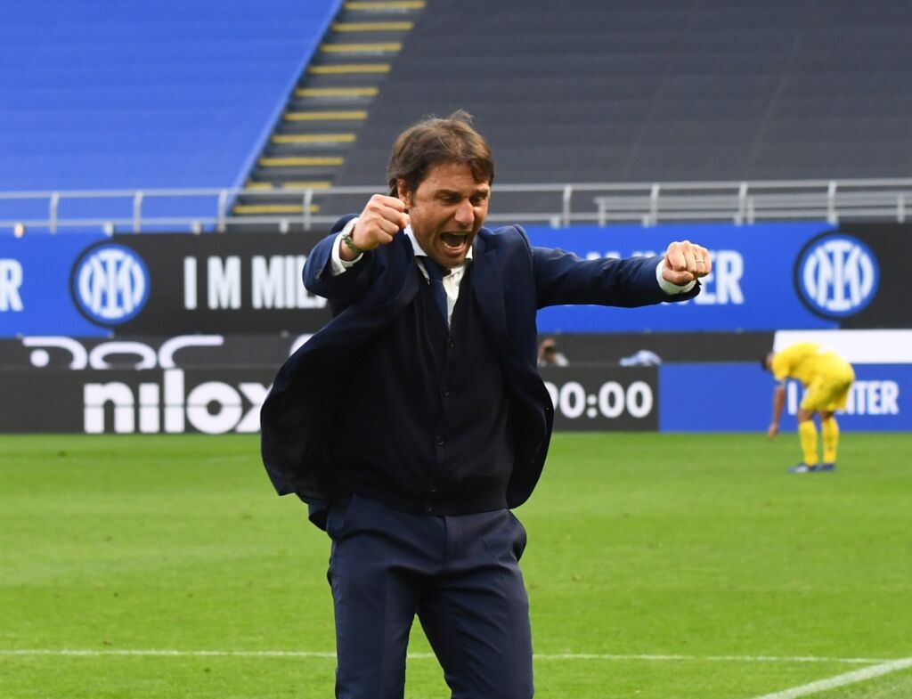 Έκρηξη χαράς από τον Κόντε για τον τίτλο!