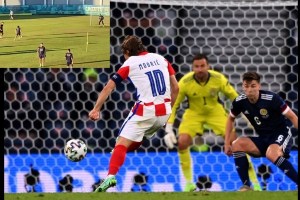 Ο Μόντριτς δείχνει ότι η γκολάρα στη Σκωτία δεν ήταν τυχαία (vid)