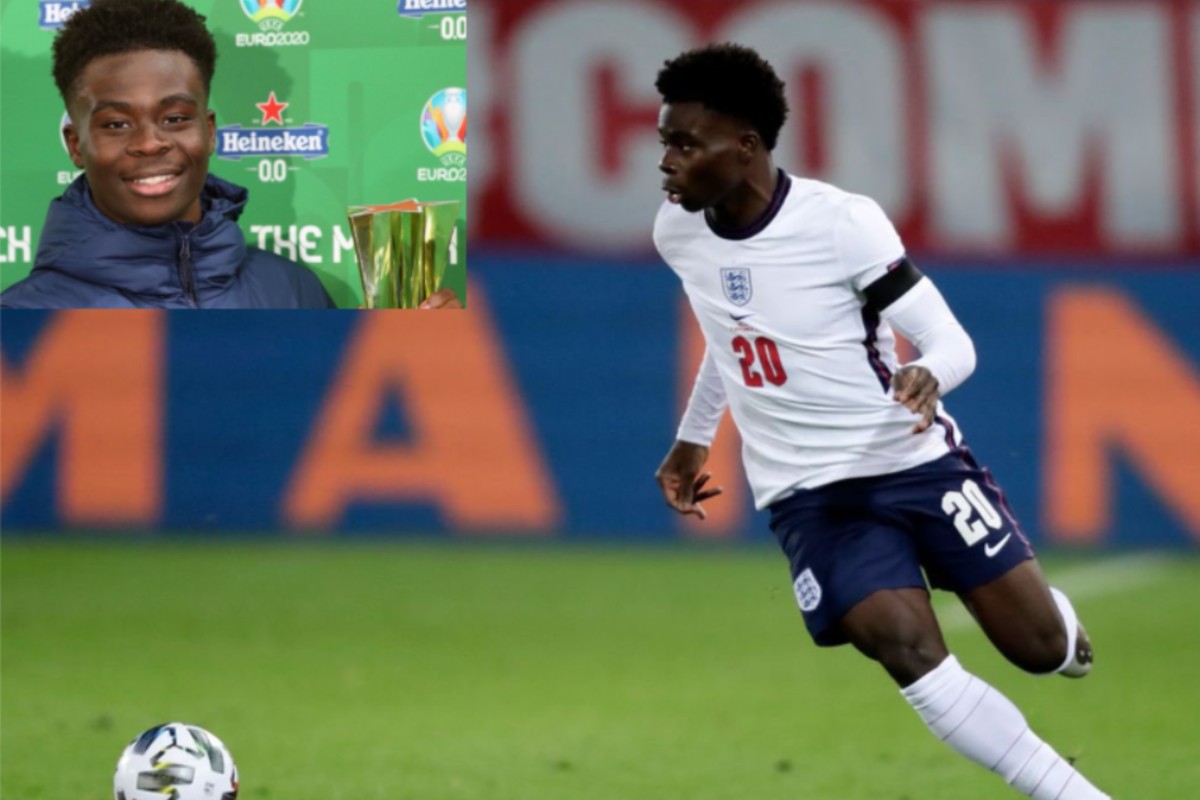 Ξετρελάθηκαν οι Άγγλοι με την εμφάνιση του Σάκα (vid)