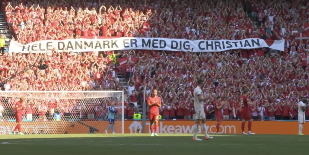 «Σείστηκε» το γήπεδο! Διακοπή για να στηρίξουν τον Έρικσεν (vid)