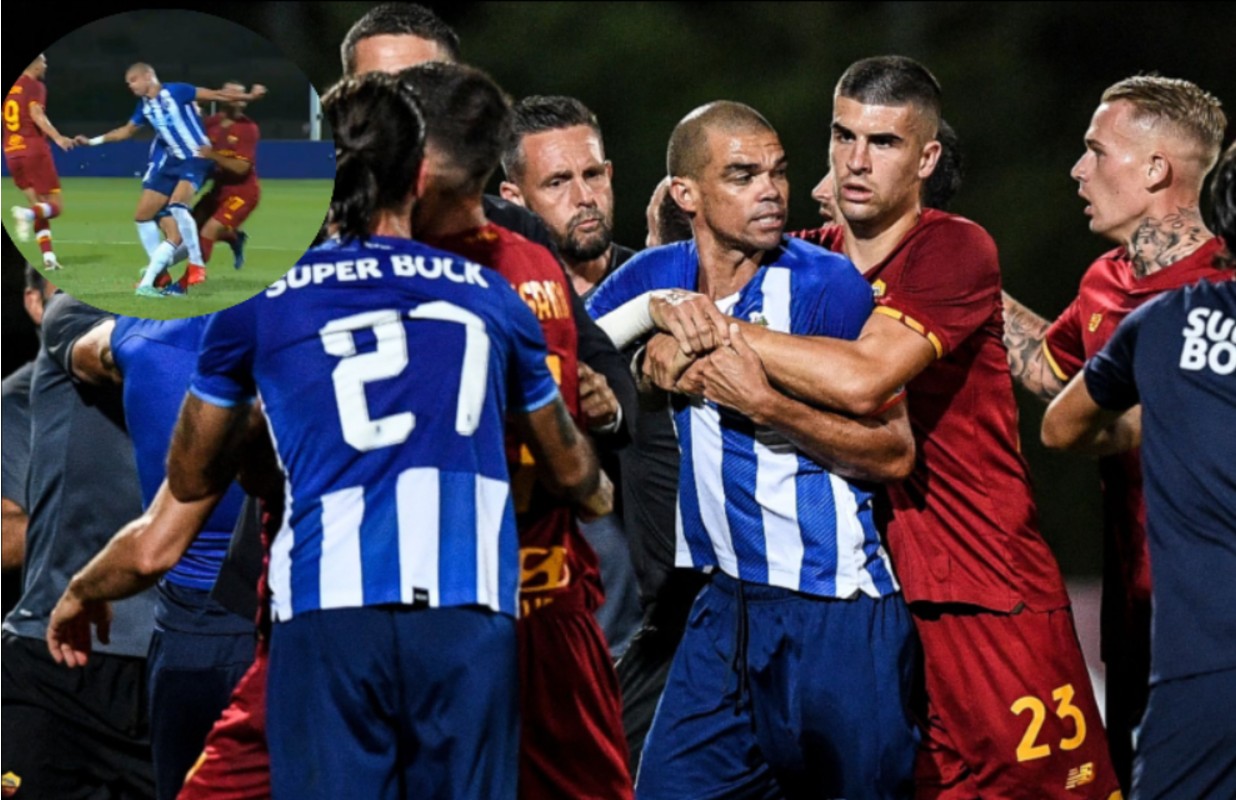 Μαρκάρισμα «αλητεία» του Πέπε στον Μχιταριάν σε φιλικό (vid)