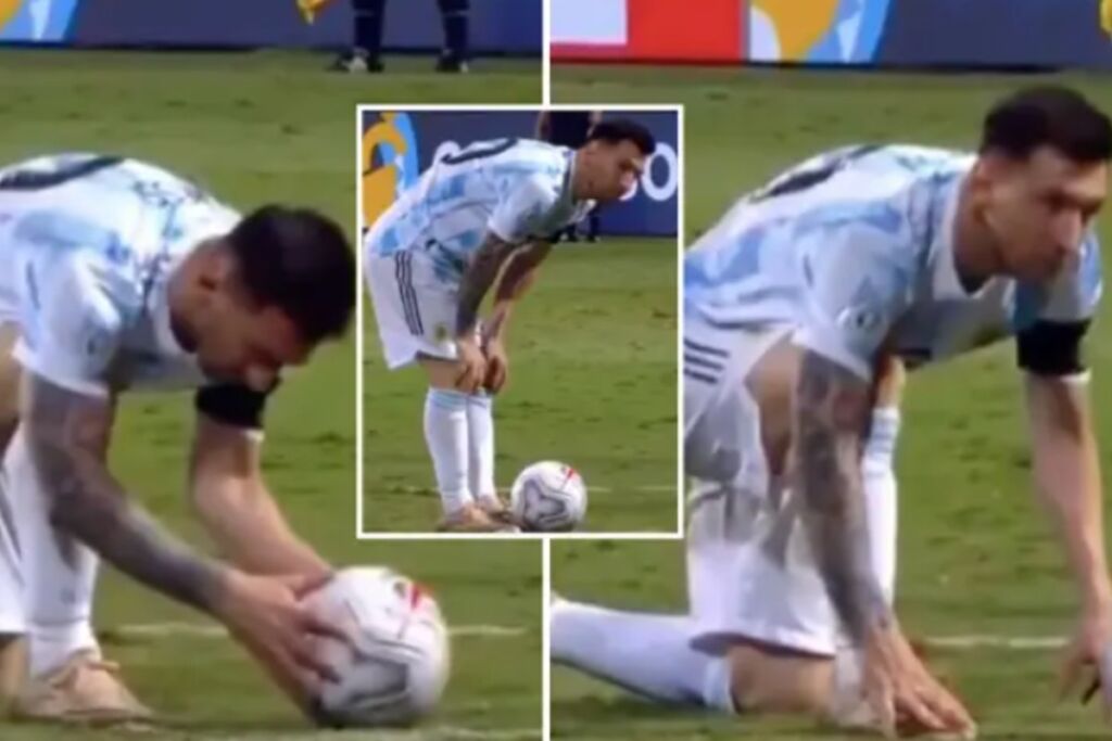 Η απίθανη προετοιμασία του Μέσι πριν εκτελέσει φάουλ (vid)