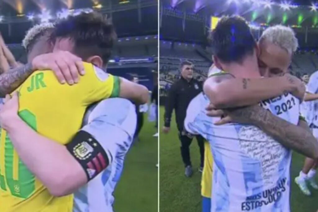 Η αγκαλιά του Νεϊμάρ στον Μέσι τα λέει όλα για τη φιλία τους (vid)