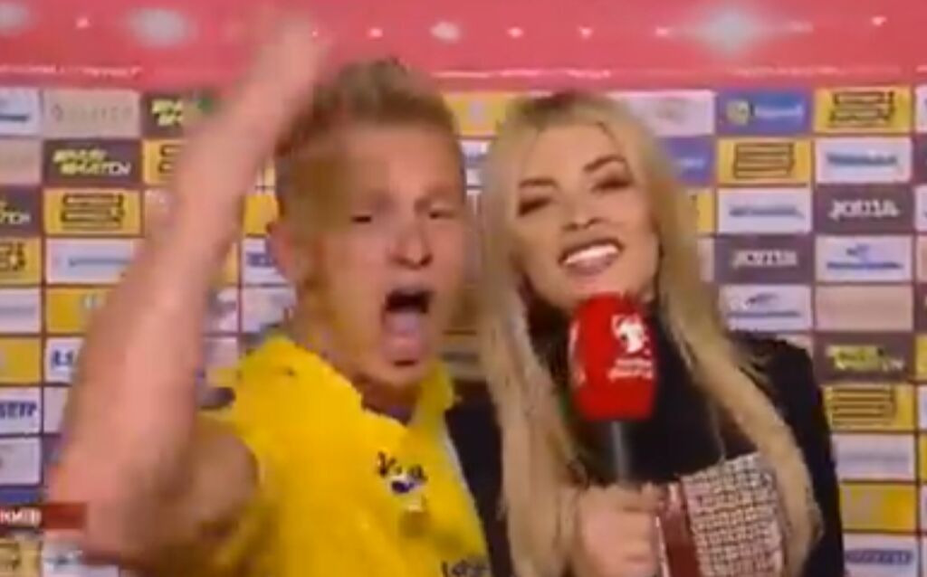 Σε έκσταση ο Ζιντσένκο στην πρόκριση της Ουκρανίας (vid)